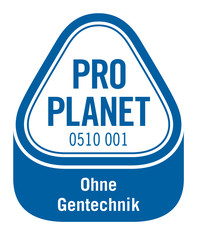 Label-Info: PRO PLANET Pute Futtermittel umweltschonend angebaut
Ohne Gentechnik
