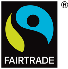 Label-Info: Fairtrade-Siegel Kaffee, Reis, Früchte, Gemüse, Kräuter, Gewürze, Nüsse und Öle, Sojabohnen und Hülsenfrüchte, Wein, Quinoa