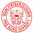 Qualitätserzeugnis - pro agro geprüft-Honig