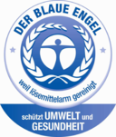 Der Blaue Engel-Dienstleistung der Textilreinigung mit Kohlendioxid-Schützt Umwelt und Gesundheit
