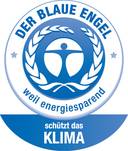Der Blaue Engel-Energiesparende Händetrockner-Schützt das Klima