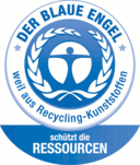 Der Blaue Engel-Produkte aus Recycling-Kunststoffen-Schützt die Ressourcen