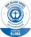 Der Blaue Engel-Emissionsarme und energiesparende Gas-Brennwertgeräte-Schützt das Klima