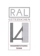 Label-Info: RAL Gütezeichen Fassadenbefestigungstechnik
